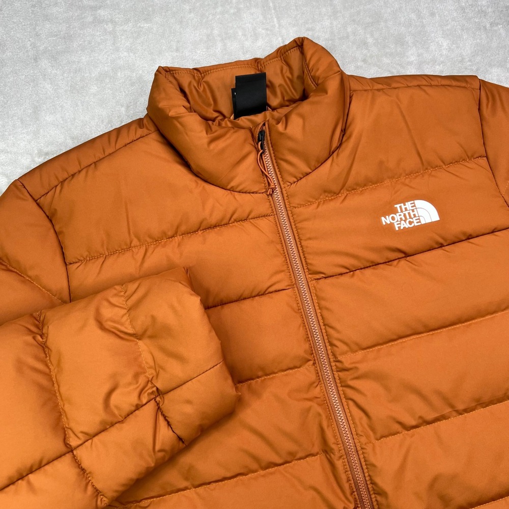 The North Face Aconcagua 3 Jacket Mens XL Burnt Umber Puffer Down Insulated